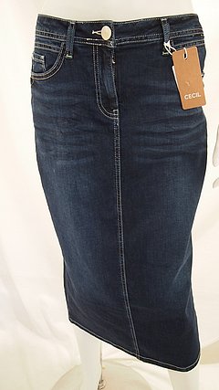 Midi Jeansrock