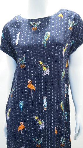 mit Cecil Weber Gerry Shop Naketano Cecil, Kleid allover online von Vogelprint kaufen: &